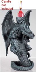 Gray Dragon Candle Holder
