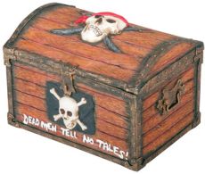Pirate Skull Chest Box