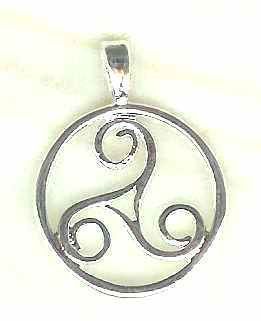 Celtic Encircled Sacred Three Jewelry Pendant