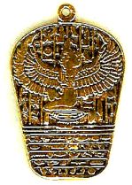 Isis and Hieroglyphs Pendant Available on Display Card