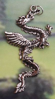 Celtic Gothos Dragon Jewelry Pendant