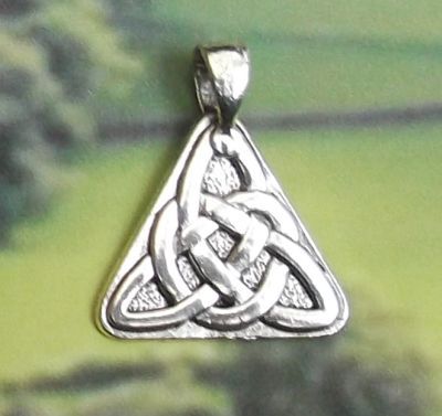 Celtic Knot Triad Celtic Jewelry Pendant