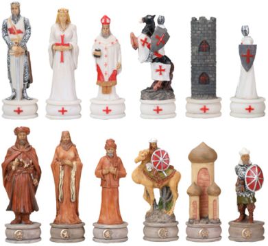Crusaders 3-inch Chess Set