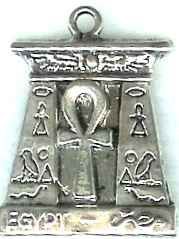 Egyptian Pylon Ankh Pendant