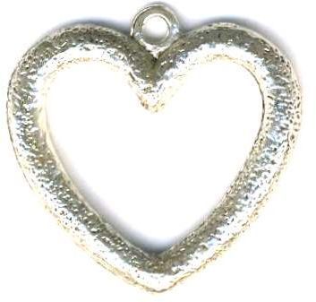 Patterned Heart Jewelry Pendant