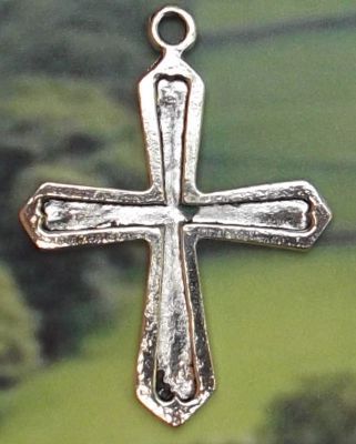 Weathered Cross Jewelry Pendant