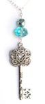Aquamarine Key Of Mysteries Necklace