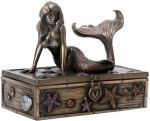 Art Nouveau Mermaid Treasure Jewelry Box