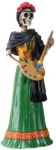 Day Of The Dead Frida Painting Skeleton Statue