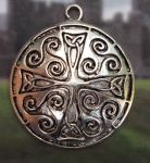 Celtic Spiral Eternity Medallion Jewelry Pendant