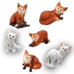 Fox Statues (Set of 6)