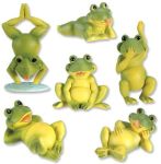 Frog Statues (Set of 6)