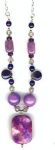 Handmade Jewelry Purple Haze Gemstone Necklace