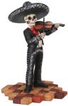 Mariachi Band Male Skeleton Violin Player - Black