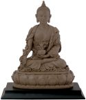 Medicine Buddha Statue - Clay Finish