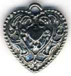 Medium French Heart Jewelry Pendant