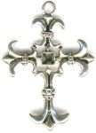 Medium Ornate Cross Celtic Jewelry Pendant