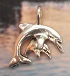 Mother And Baby Dolphin Jewelry Pendant