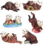 Sea Otter Statues (set of 6 )