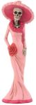 Day Of The Dead Pink Lady Skeleton Statue