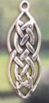 Small 2 Lives Entwined Celtic Jewelry Pendant