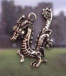 Small Unicorn Dragon Celtic Jewelry Pendant