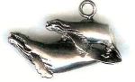 Whale Pair Jewelry Pendant
